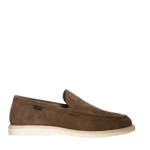 Acquista i migliori mocassini Hogan in morbido camoscio beige