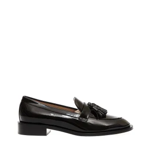 Acquista i mocassini neri con nappine Stuart Weitzman