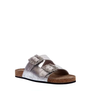 Acquista le migliori scarpe con fibbia in strass argento