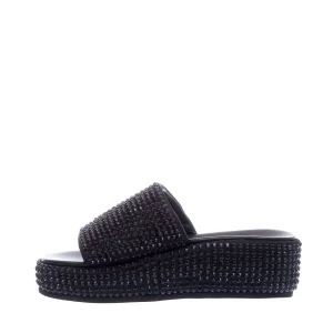 Acquista le tue scarpe eleganti con strass neri su STRATEGIA