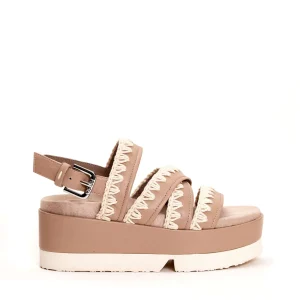 Acquista le tue scarpe MOU con cinturini in pelle nude