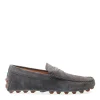 Acquista le tue scarpe TOD'S - bubble moccasin in suede grigio