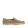 Acquista online scarpe TOD'S beige in camoscio con suola intrecciata