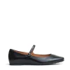 ballerina cinturino pelle nera