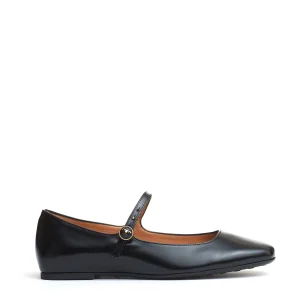 ballerina cinturino pelle nera