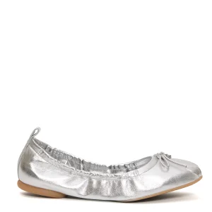 ballerina pelle argento
