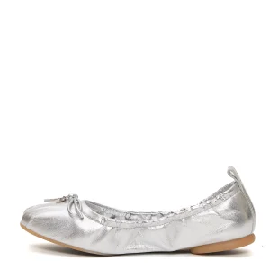 ballerina pelle argento