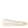 Ballerine in pelle crema Hogan: eleganza e comfort