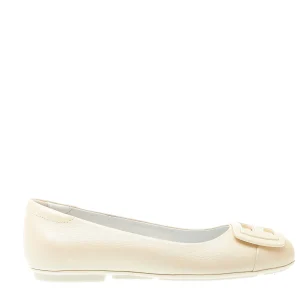 Ballerine in pelle crema Hogan: eleganza e comfort
