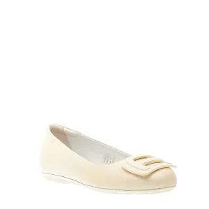 Ballerine in pelle crema Hogan: eleganza e comfort