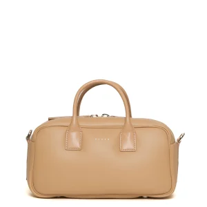 bauletto pelle beige