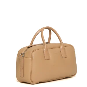 bauletto pelle beige
