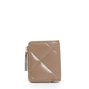 bi-fold wallet taupe