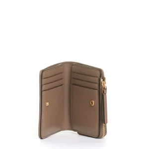bi-fold wallet taupe