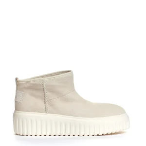 boot basso camoscio beige chiaro