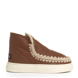 boot eskimo fondo sneakers pelle cuoio
