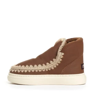 boot eskimo fondo sneakers pelle cuoio