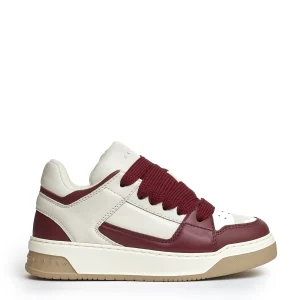 Chamallow pelle bianca bordeaux