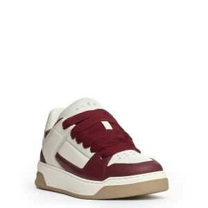 Chamallow pelle bianca bordeaux