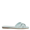 ciabatta plumette color celeste