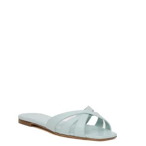 ciabatta plumette color celeste