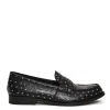 classic stud loafer black