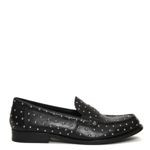classic stud loafer black
