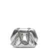 clutch argento manico catena