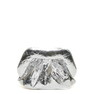 clutch specchio argento