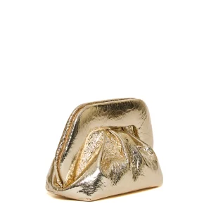 clutch specchio oro