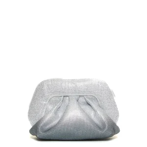 clutch strass degrade silver fumè