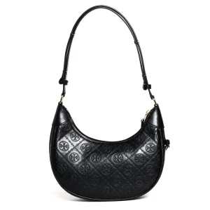 crescent bag tory burch black