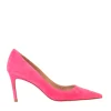 Decollete in suede fucsia con tacco 85 mm - Stuart Weitzman