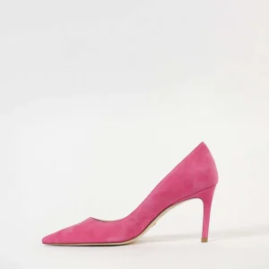 Decollete in suede fucsia con tacco 85 mm - Stuart Weitzman