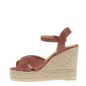 Espadrillas zeppa rosa antico: scopri le nuove tendenze da Castaner