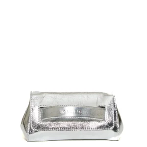 Gossip XS pelle argento metalizzato