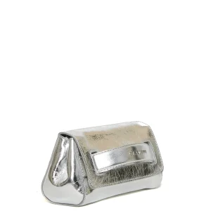 Gossip XS pelle argento metalizzato