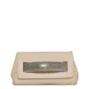 Gossip XS pelle beige manico argento