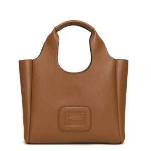 H bag shopping pelle cuoio
