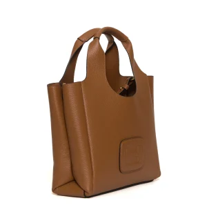 H bag shopping pelle cuoio
