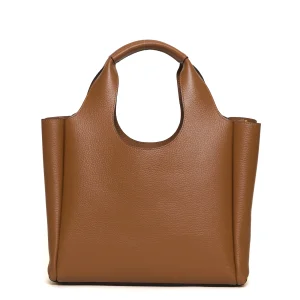 H bag shopping pelle cuoio