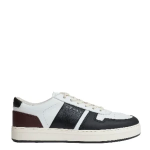H TV sneakers pelle bianco nero