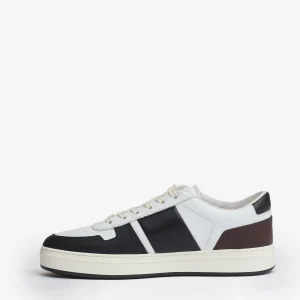 H TV sneakers pelle bianco nero