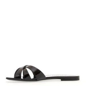3JUIN - Ciabatte basse vernice nera: eleganza e comfort