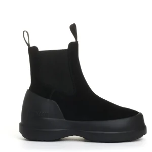 MB luna chelsea suede nero