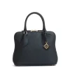mini swing pelle martellata nera