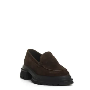 mocassino camoscio marrone