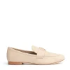 mocassino Eleanor pelle beige logo