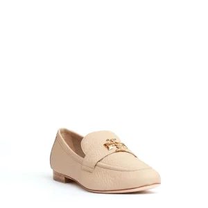 mocassino Eleanor pelle beige logo