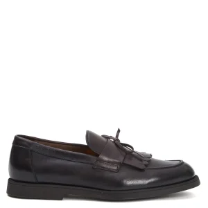 mocassino frangia marrone
